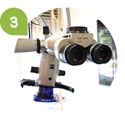 マイクロスコープ(手術用実体顕微鏡)の使用 イメージ